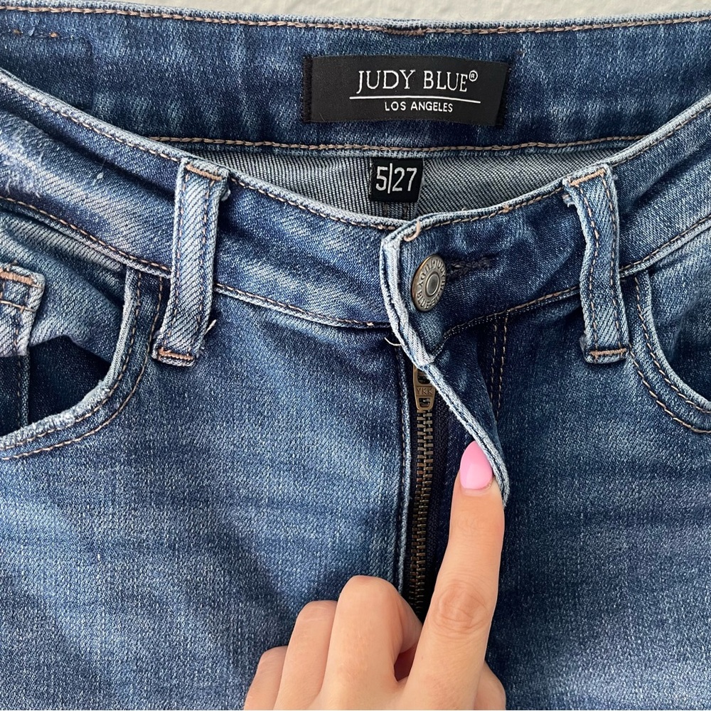 Judy Blue High Waist Dad Jean Size 5/27 - Picture 5 of 11